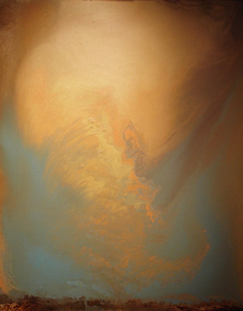 A Wisp Of A Cloud (20" x 16", oil on panel)