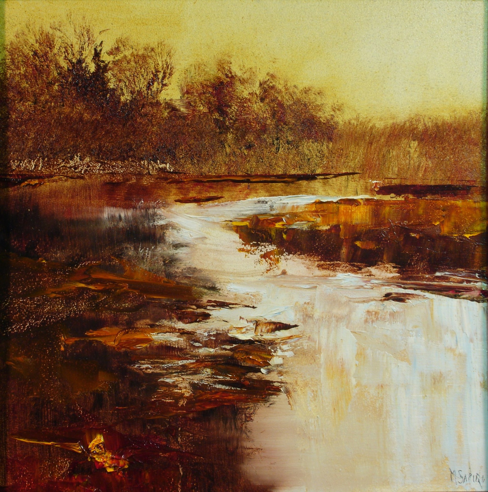 Oil On Panel, 12" x 12"  