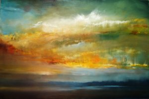 The Six Foot Sunset&nbsp;(48″x72″)