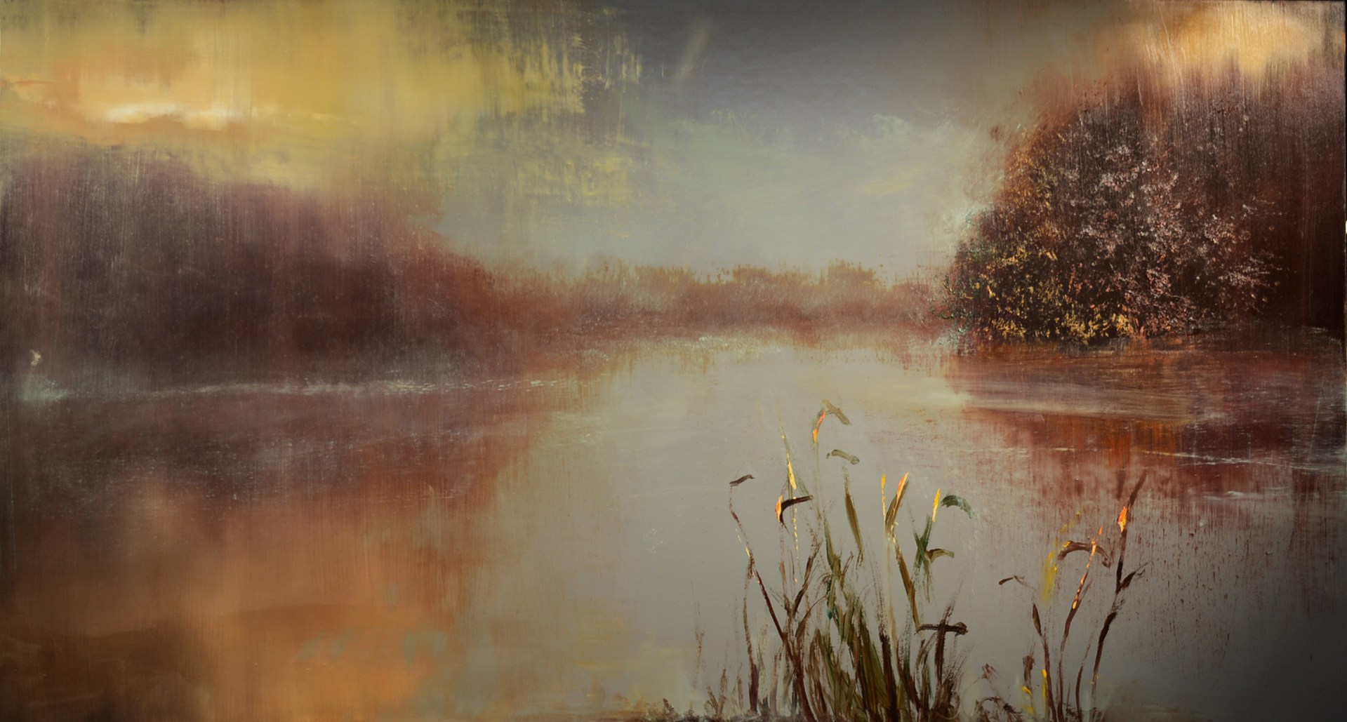 oil on panel  50"x27"