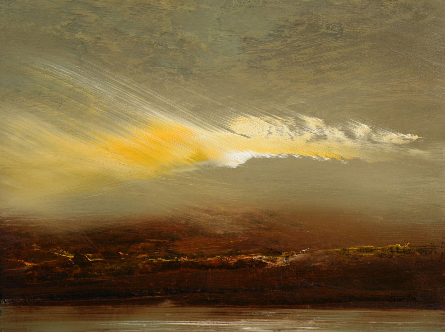 oil on panel  12"x16"