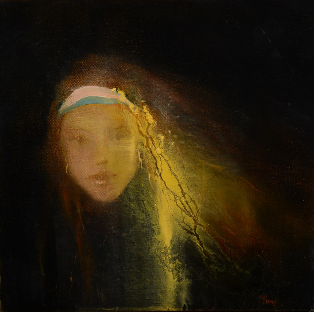 oil on linen  12"x12"