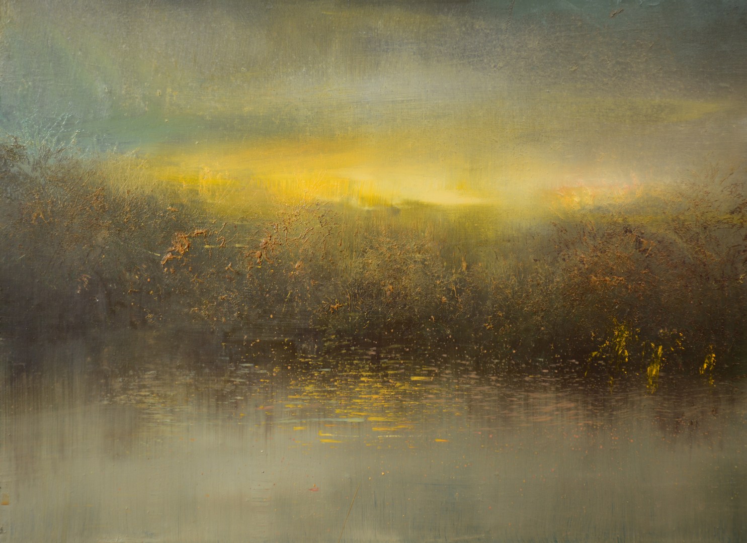 oil on panel  12"x16"