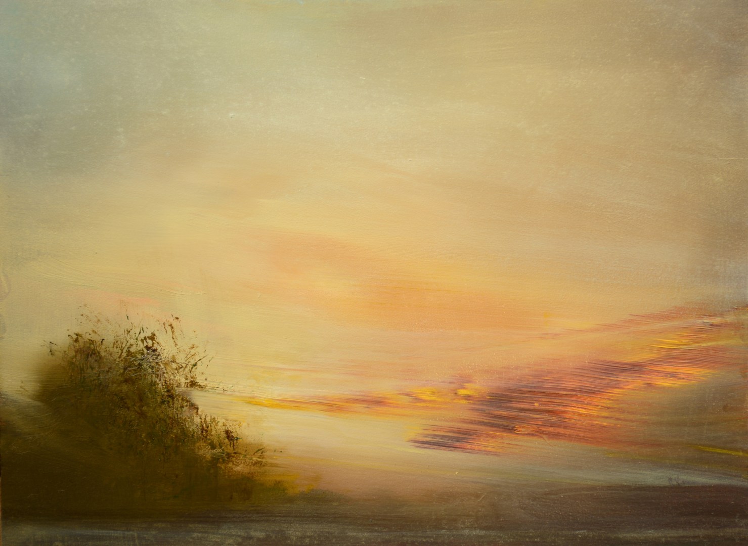 oil on panel  12"x16"