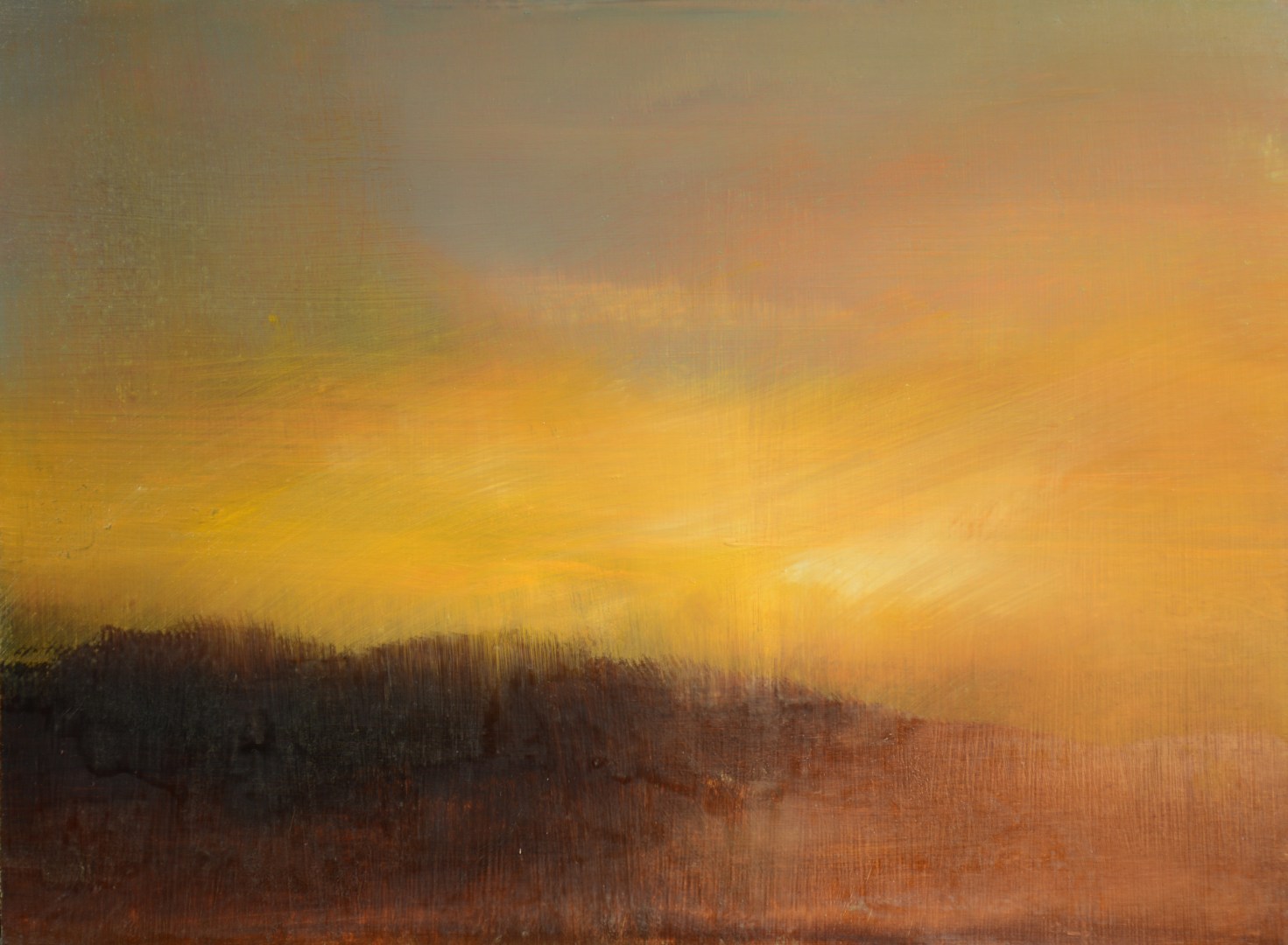 oil on panel  12"x16"