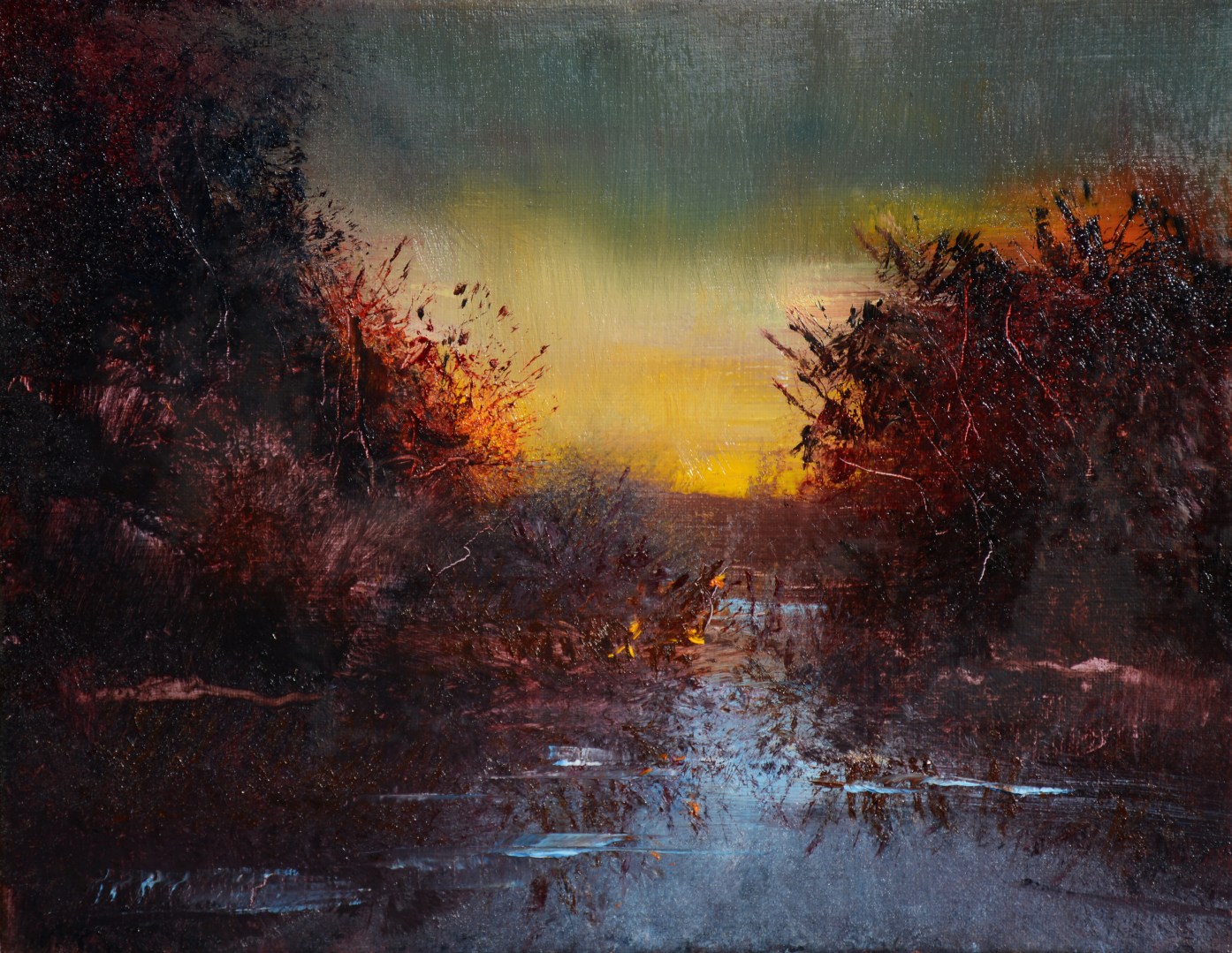 oil on canvas  11"x14"