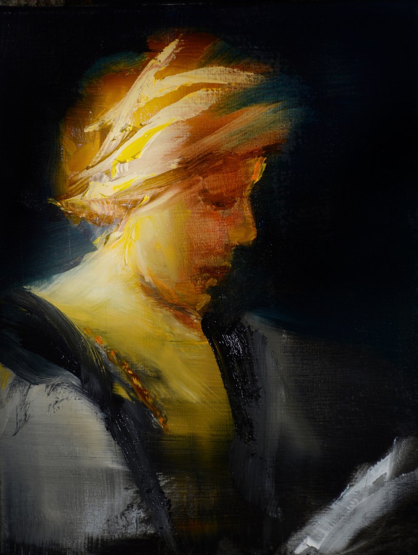 oil on canvas  14"x11"